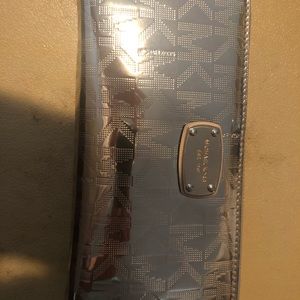 Gold metallic Michael Kors wallet